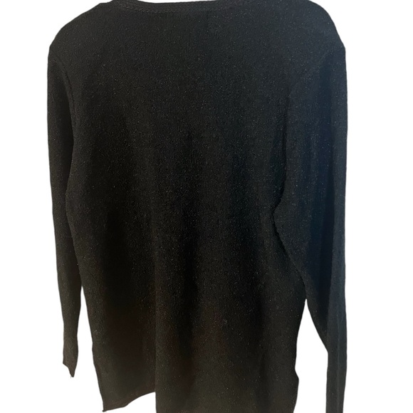 A Vintage black cardigan in medium by Variations - Picture 7 of 7